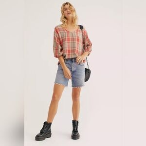 Tommy Hilfiger Red Plaid Shirt